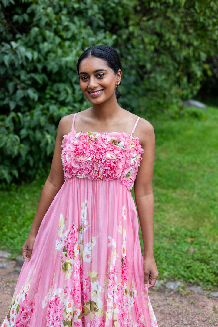 Organza Strap Dress Cherry Blossom | Kjoler | Smuk - Dameklær på nett