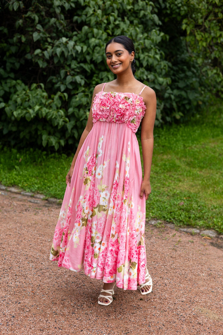 Organza Strap Dress Cherry Blossom | Kjoler | Smuk - Dameklær på nett