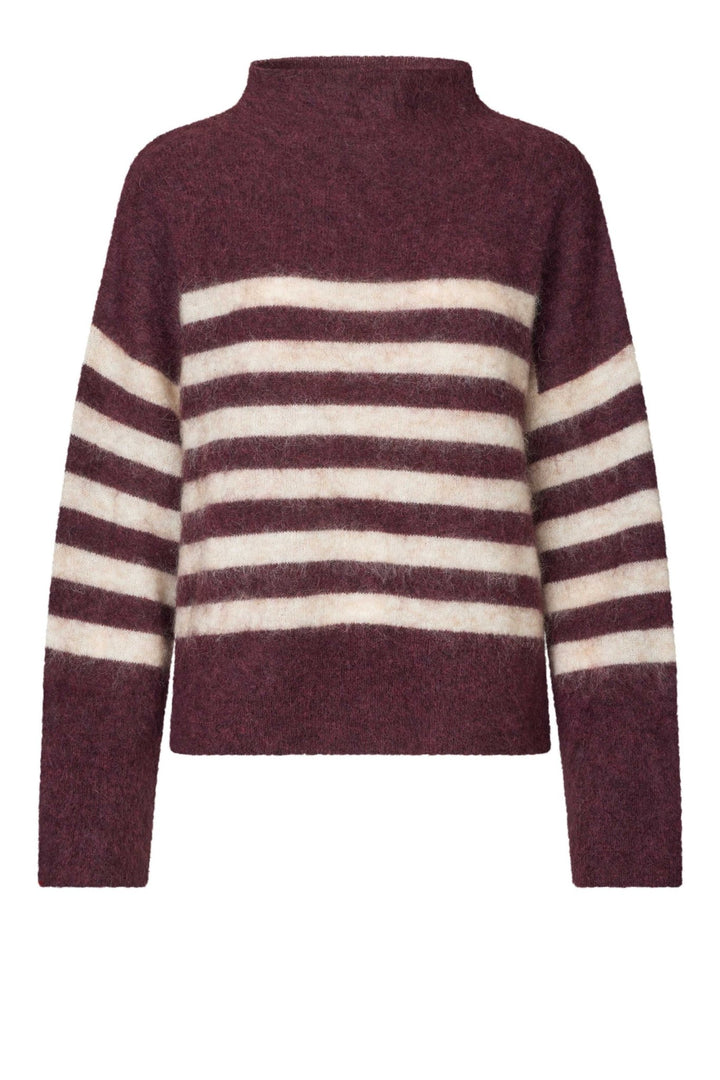 Ovalana Knit T - Neck Sassafras/Sand | Genser | Smuk - Dameklær på nett