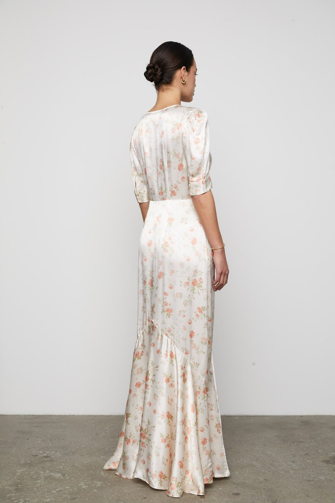 Paloma Dress Peachy Rose Print | Kjoler | Smuk - Dameklær på nett