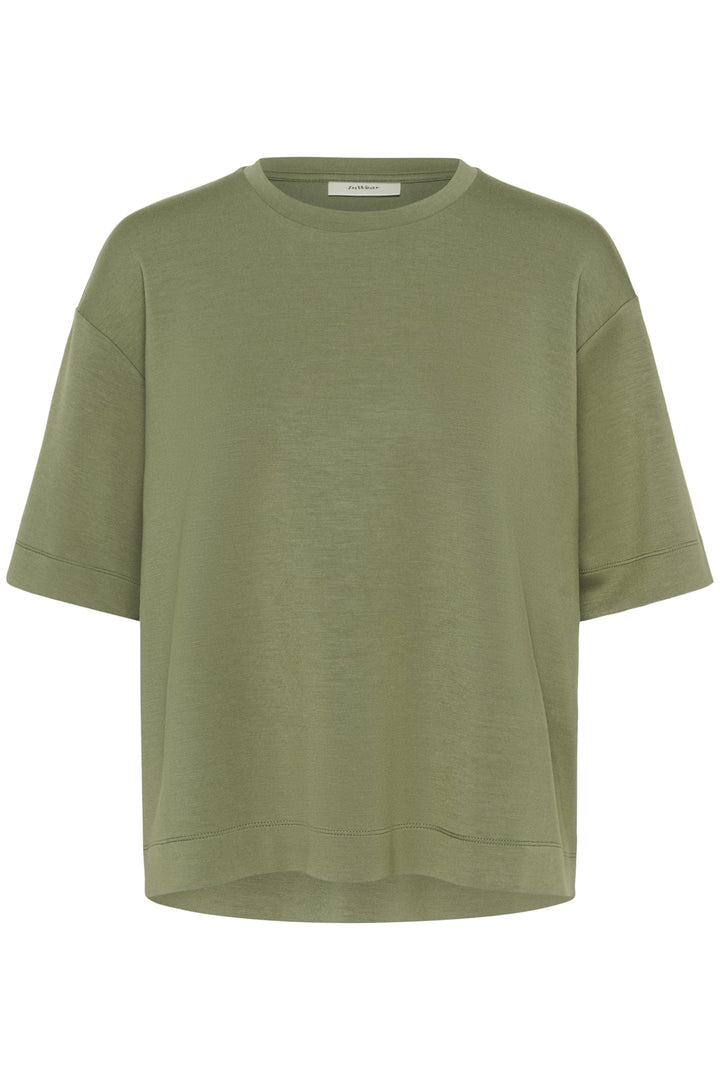 Pannieiw Oversize Tshirt Dusty Olive | Topper | Smuk - Dameklær på nett