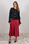 Pella Hw Midi Skirt Tibetan Red