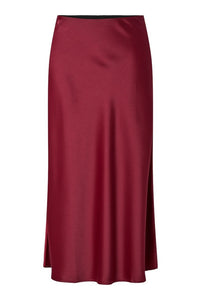 Pella Hw Midi Skirt Tibetan Red