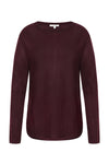 Pippa Knit Wine Melange
