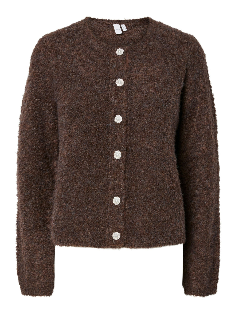 Plyra Ls Knit Cardigan Chocolate Brown | Genser | Smuk - Dameklær på nett