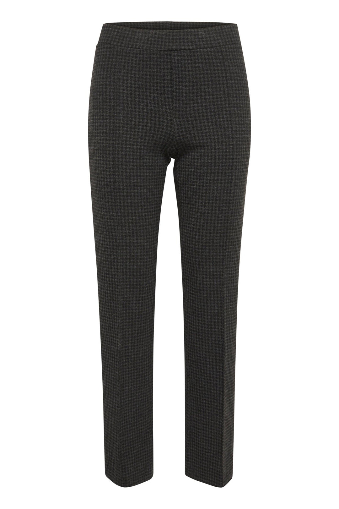 Pontaspw Pants Dark Grey Check | Bukser | Smuk - Dameklær på nett