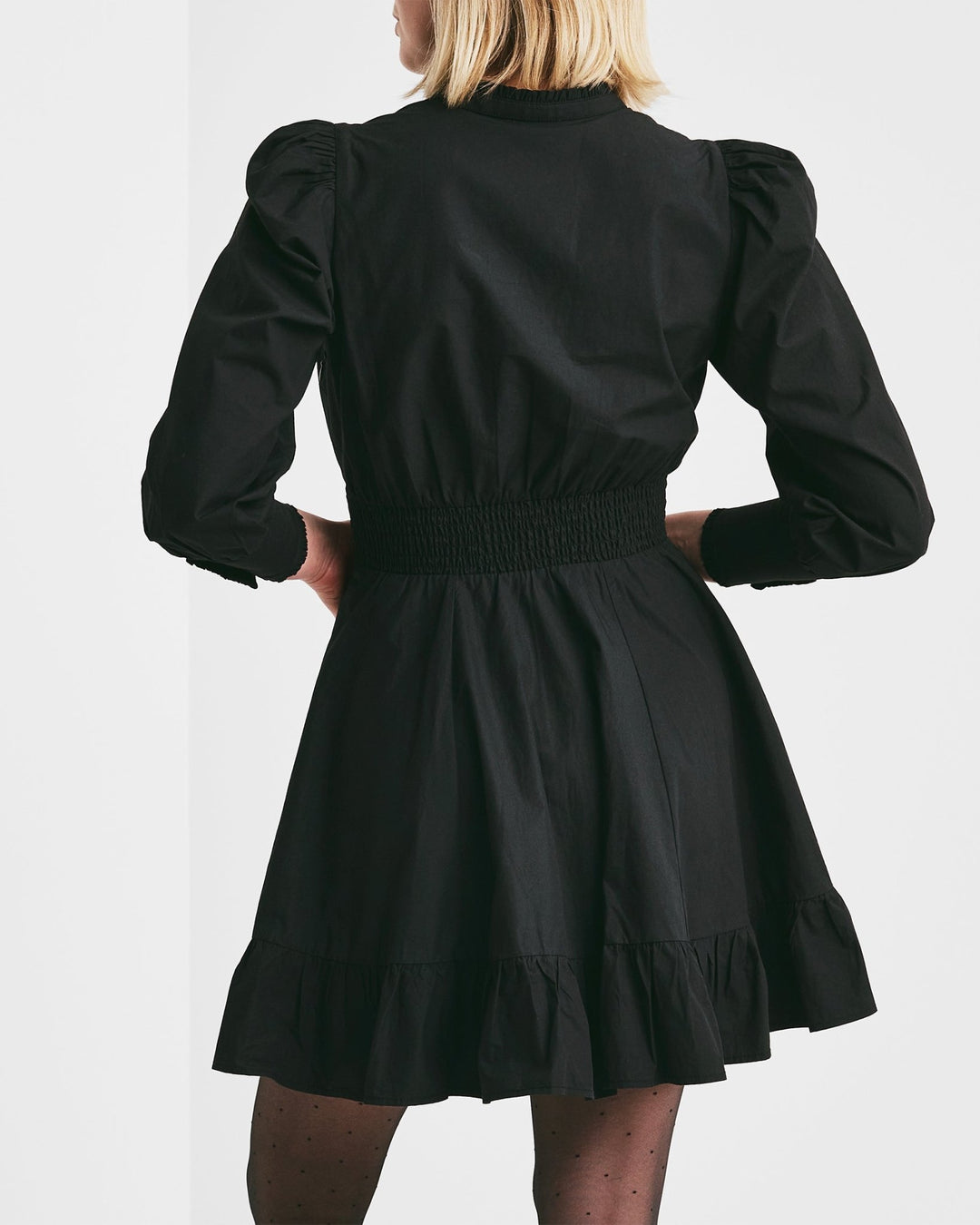 Poplin Mini Dress Black | Kjoler | Smuk - Dameklær på nett