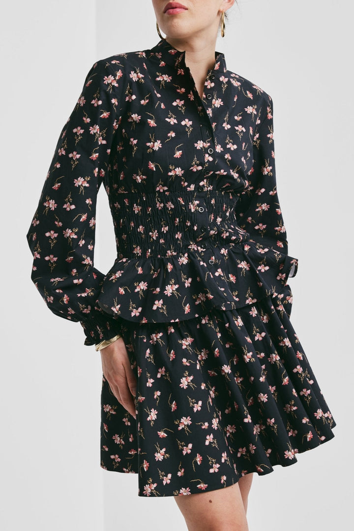 Poplin Smocking Blouse Petals | Skjorter og bluser | Smuk - Dameklær på nett