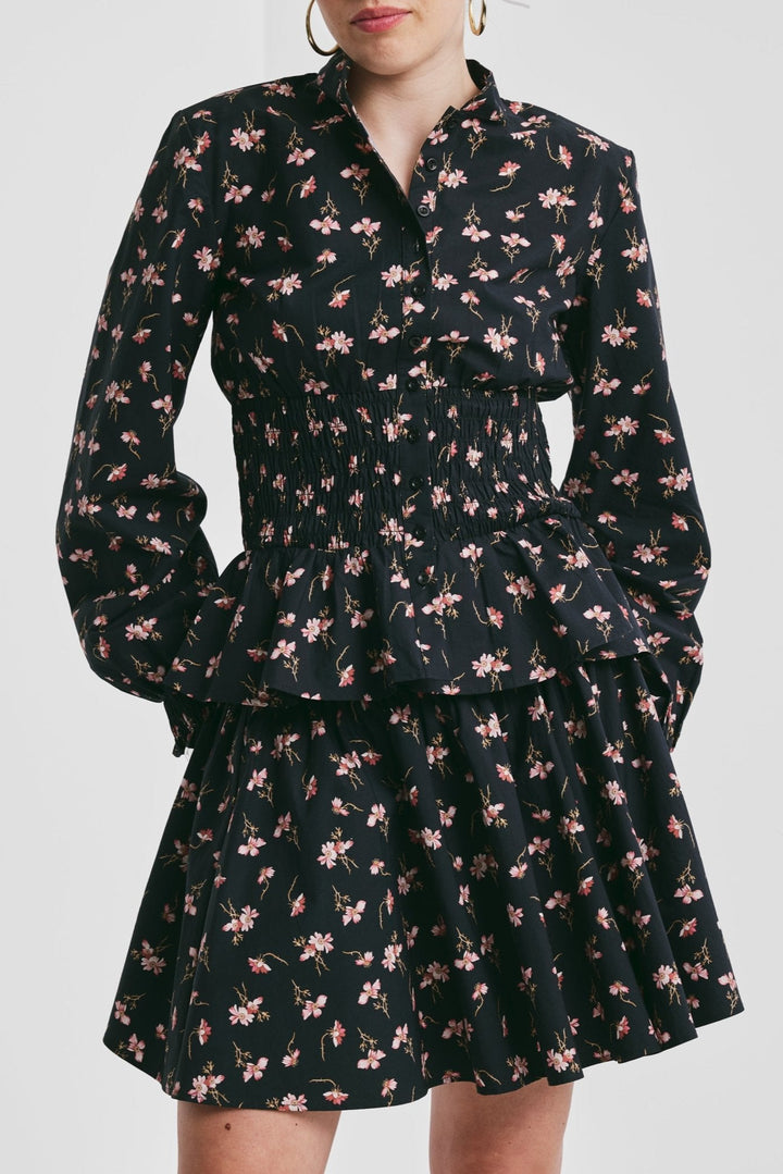 Poplin Smocking Blouse Petals | Skjorter og bluser | Smuk - Dameklær på nett