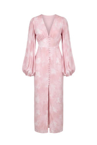 Positano Dress Blurred Pink