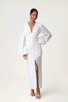 Positano Dress White Embroidery