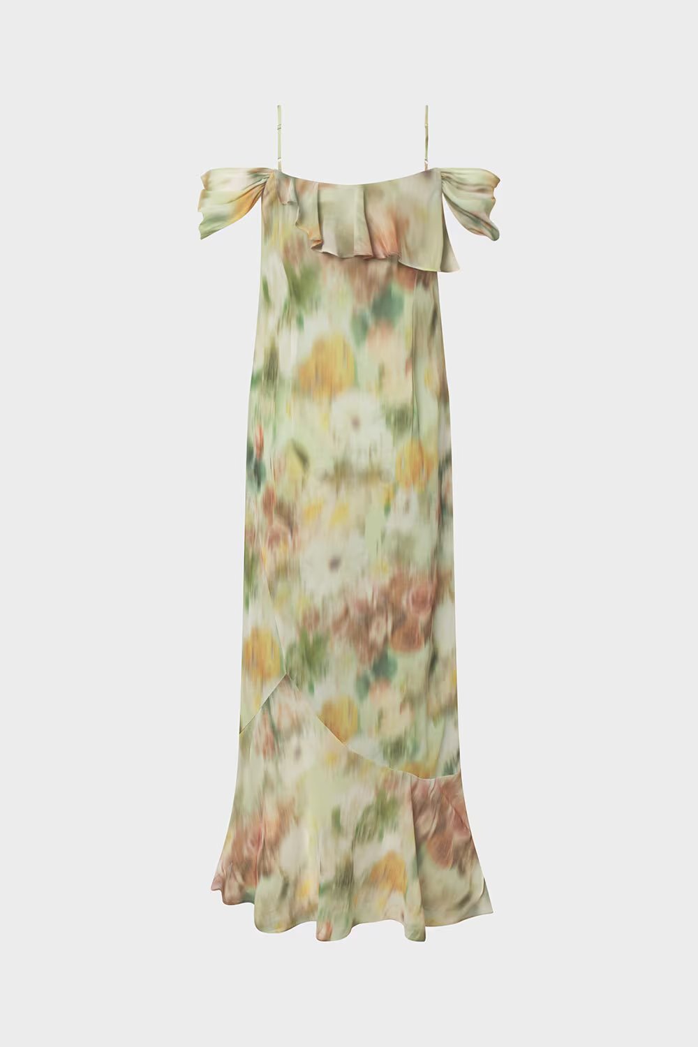 Primula Dress Spring Green Print | Kjoler | Smuk - Dameklær på nett