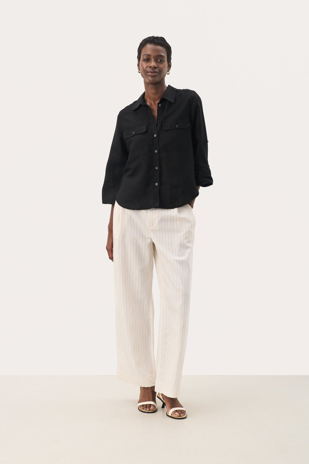 Rayanipw Shirt Black | Skjorter og bluser | Smuk - Dameklær på nett