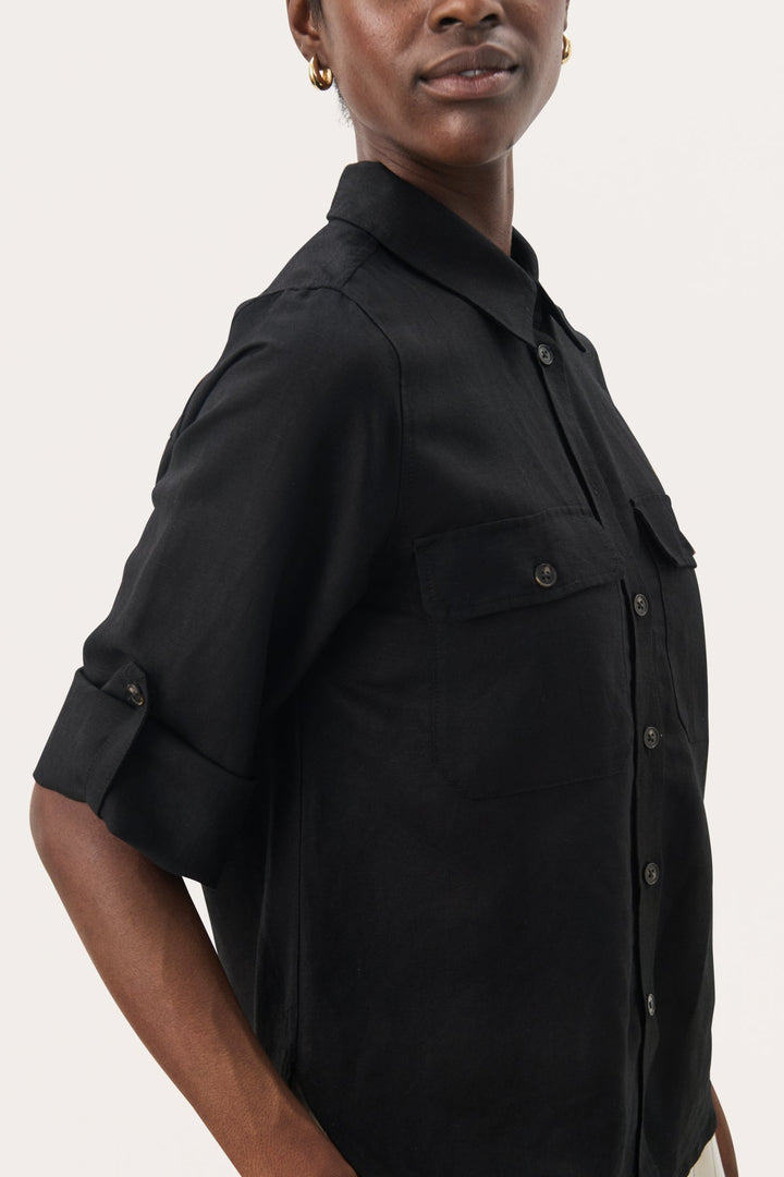 Rayanipw Shirt Black | Skjorter og bluser | Smuk - Dameklær på nett