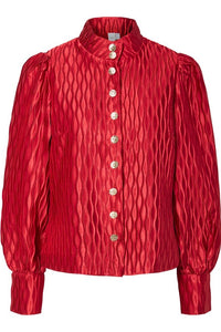 Ripple Ls Shirt Jester Red
