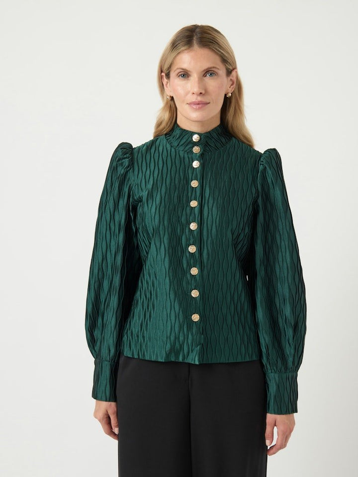 Ripple Ls Shirt Ponderosa Pine | Skjorter og bluser | Smuk - Dameklær på nett