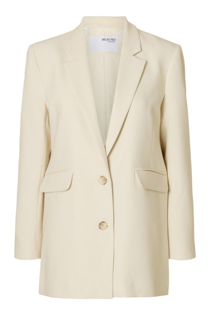 Rita Ls Relaxedlazer Pd Birch | Blazer | Smuk - Dameklær på nett