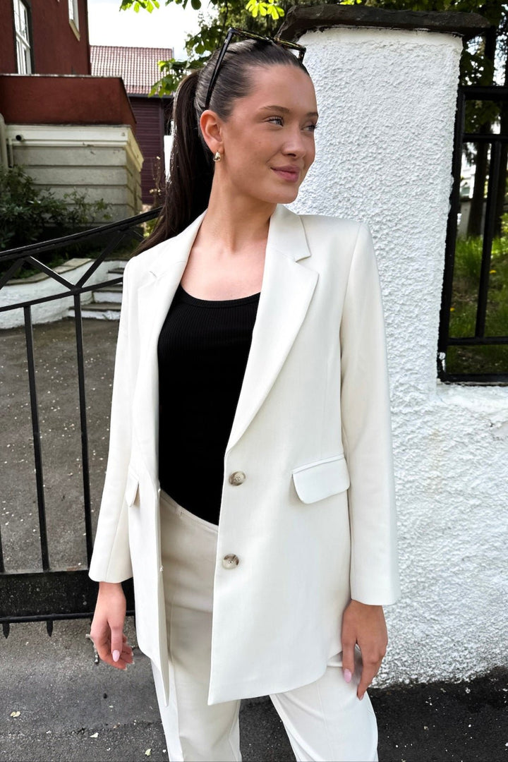 Rita Ls Relaxedlazer Pd Birch | Blazer | Smuk - Dameklær på nett