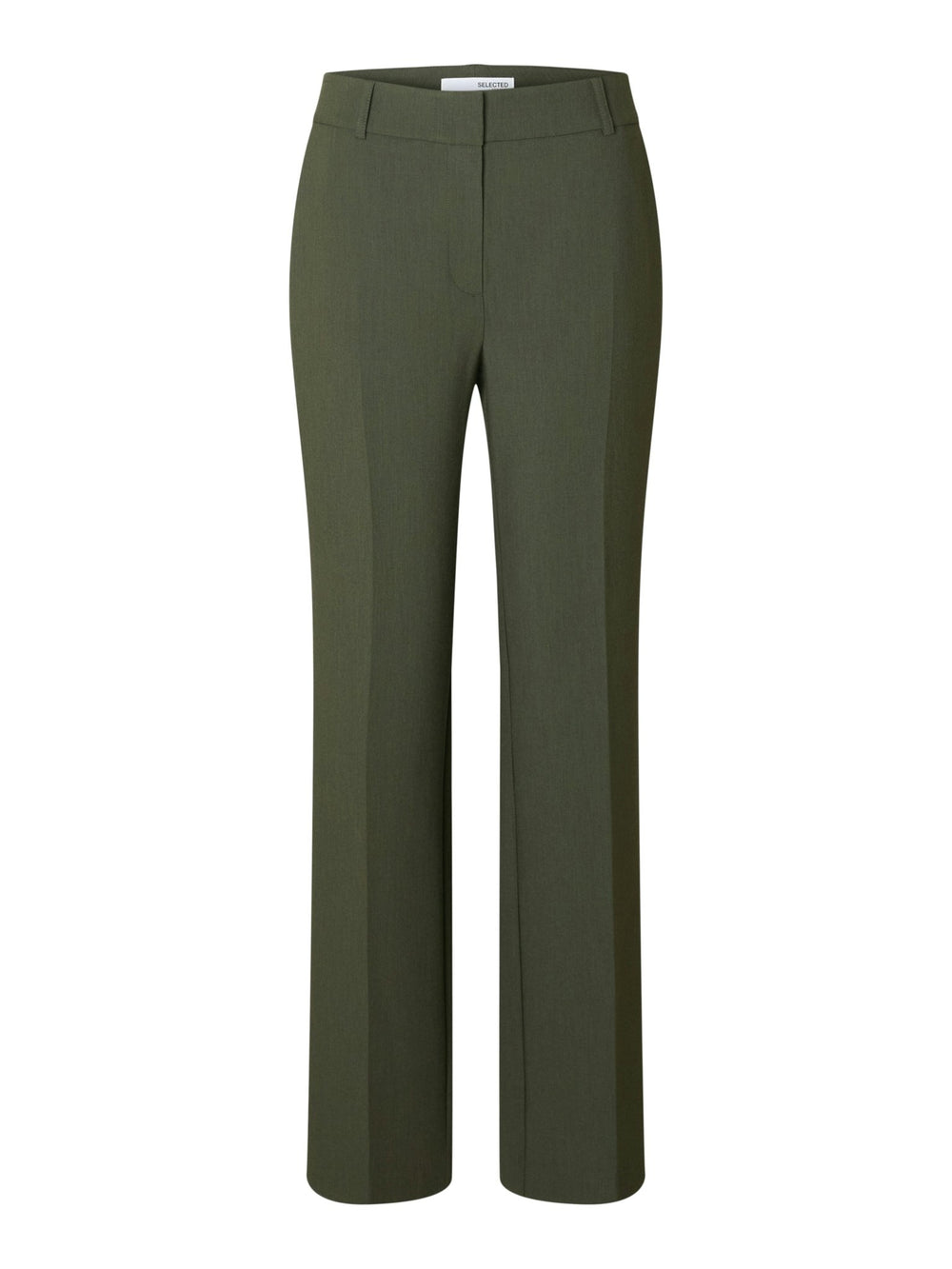 Rita Mw Wide Pant Mel Deep Depths Melange | Bukser | Smuk - Dameklær på nett
