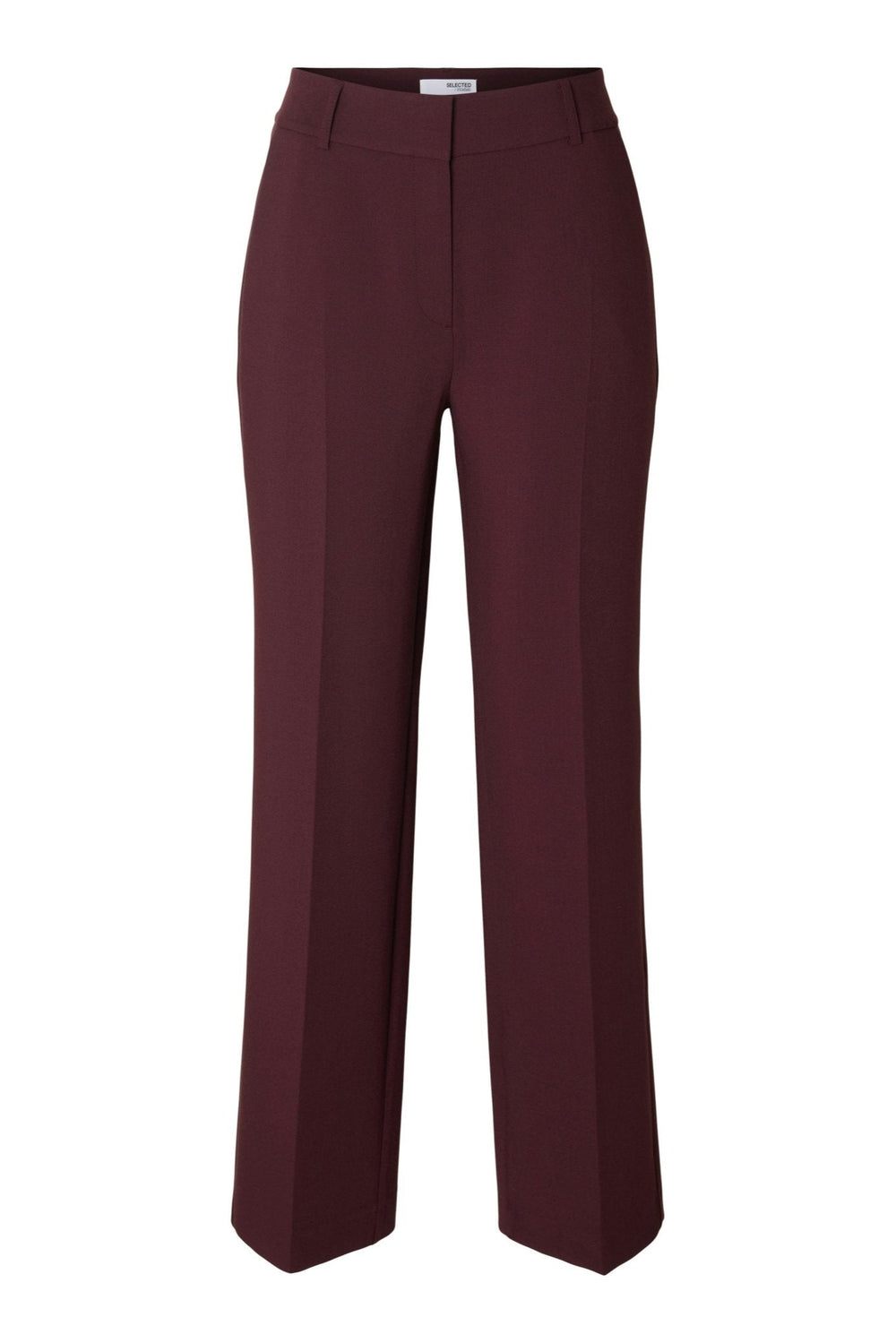 Rita Mw Wide Pant Mel Fig Melange | Bukser | Smuk - Dameklær på nett