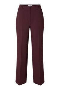 Rita Mw Wide Pant Mel Fig Melange