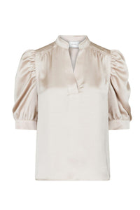 Roella Heavy Sateen Blouse Champagne