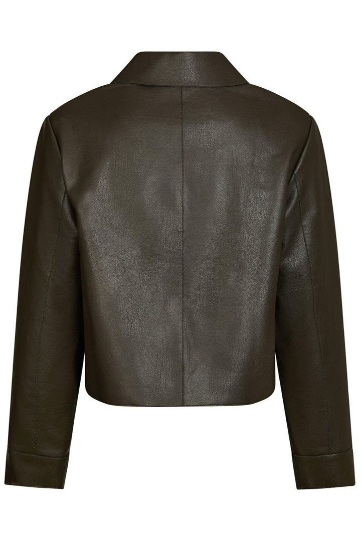 Romana Faux Pu Jacket Brown | Yttertøy | Smuk - Dameklær på nett