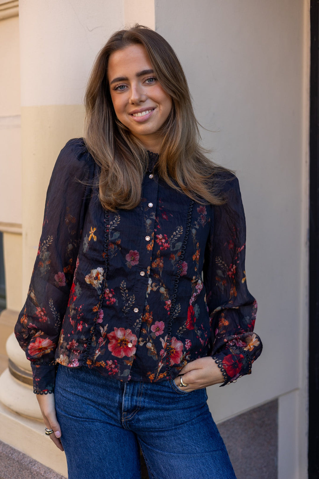 Romantica Ls Shirt Black Romantica | Skjorter og bluser | Smuk - Dameklær på nett