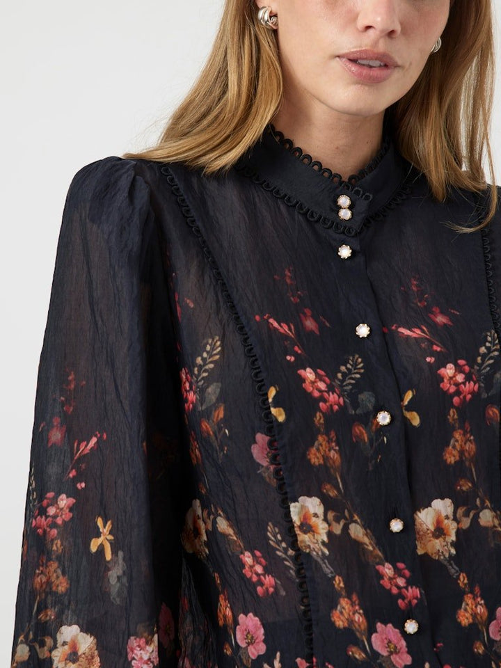 Romantica Ls Shirt Black Romantica | Skjorter og bluser | Smuk - Dameklær på nett