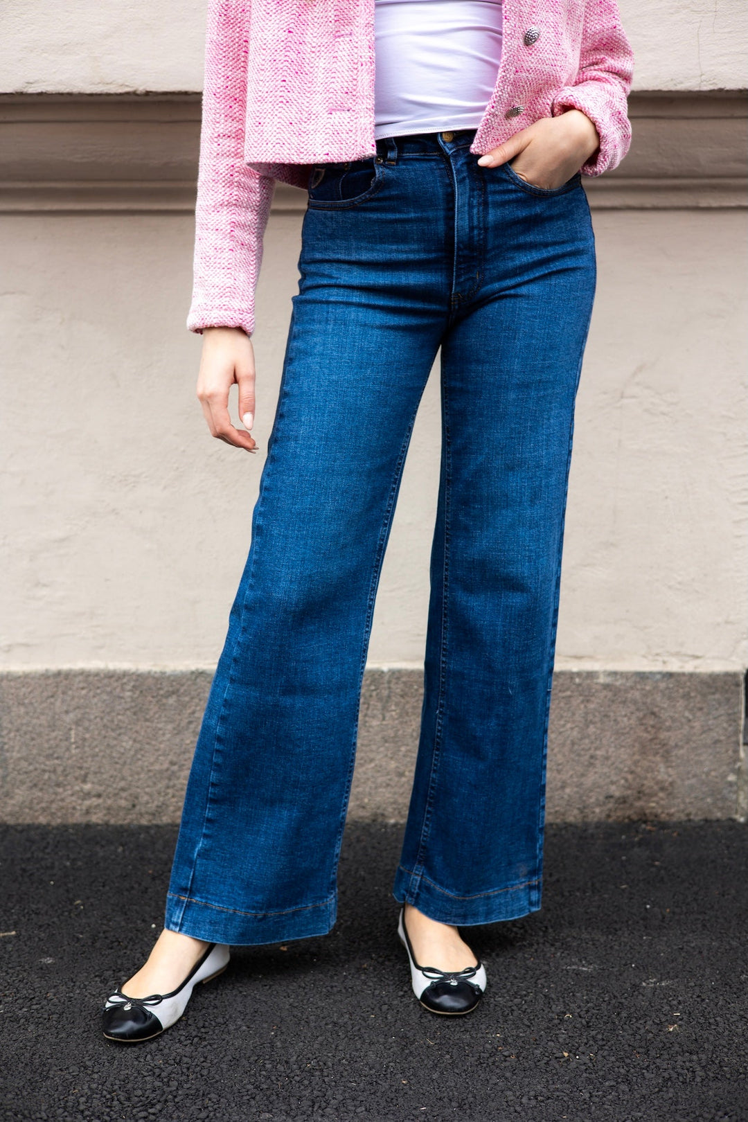 Rosa Brushed Dark Stone | Bukser | Smuk - Dameklær på nett