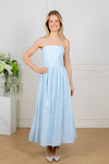 Rose Midi Dress Blue