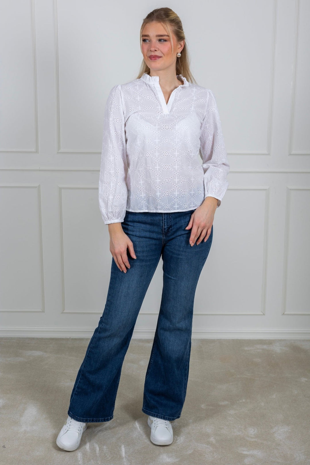 Rosie Blouse White | Skjorter og bluser | Smuk - Dameklær på nett