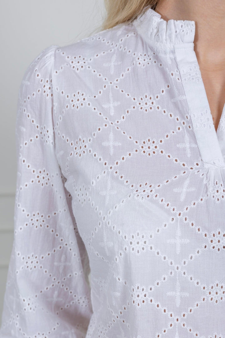 Rosie Blouse White | Skjorter og bluser | Smuk - Dameklær på nett