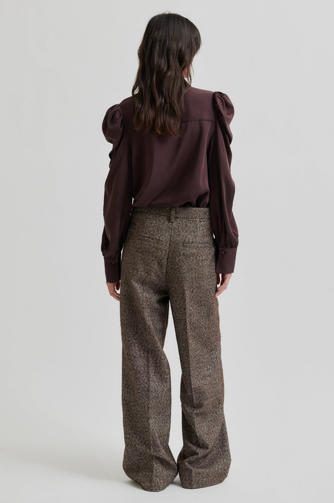 Samanta Shirt Chocolate Plum | Skjorter og bluser | Smuk - Dameklær på nett