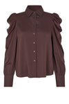 Samanta Shirt Chocolate Plum