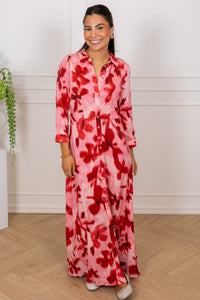 Savanna Long Shirt Dress Moonlite Mauve Cammy