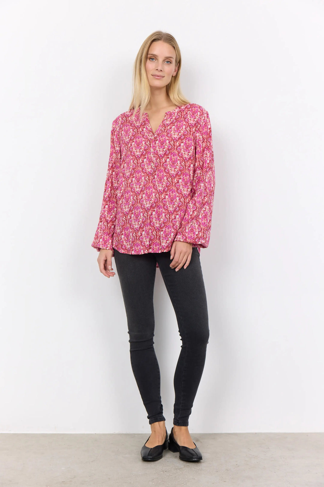 Sc-Dorte 2 Pink Combi | Skjorter og bluser | Smuk - Dameklær på nett