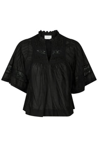 Siama S Voile Blouse Black