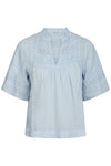 Siama S Voile Blouse Light Blue