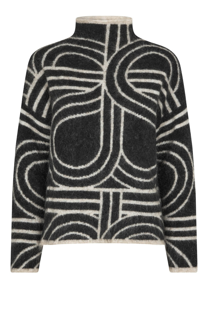 Signa Knit T - Neck Black | Genser | Smuk - Dameklær på nett