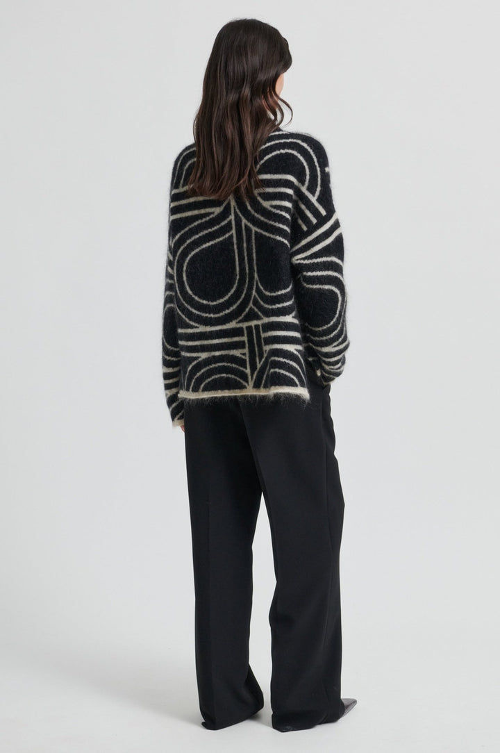 Signa Knit T - Neck Black | Genser | Smuk - Dameklær på nett