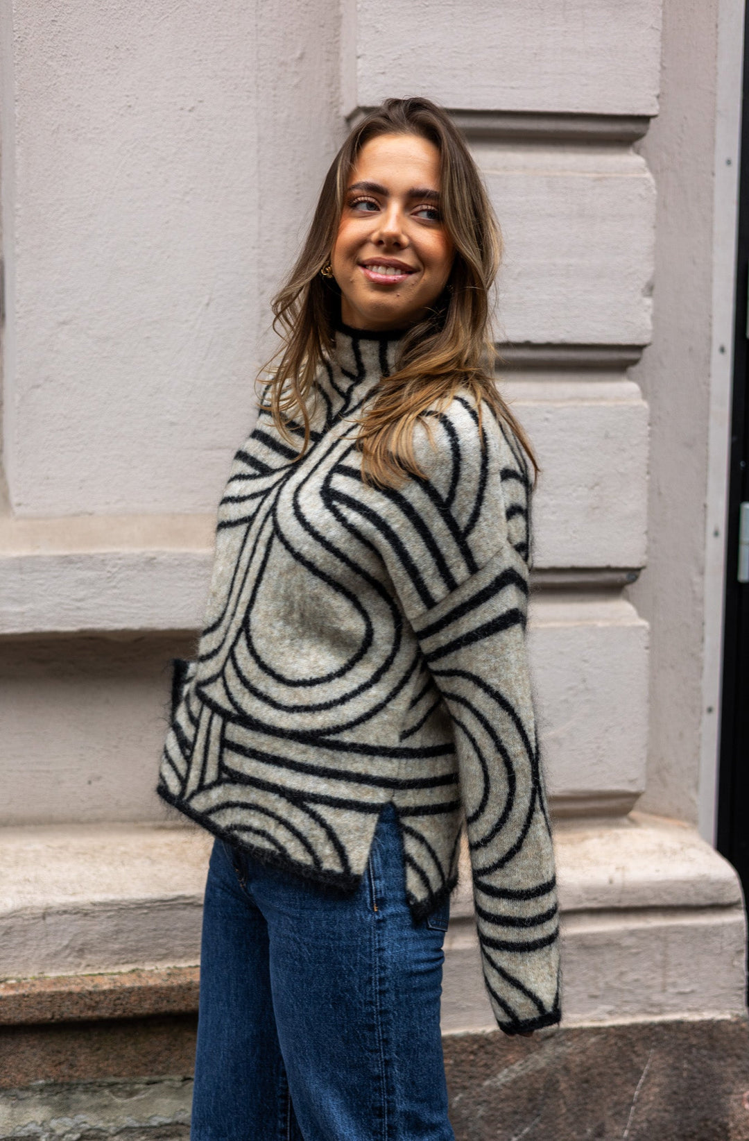 Signa Knit T - Neck Brazilian Sand | Genser | Smuk - Dameklær på nett