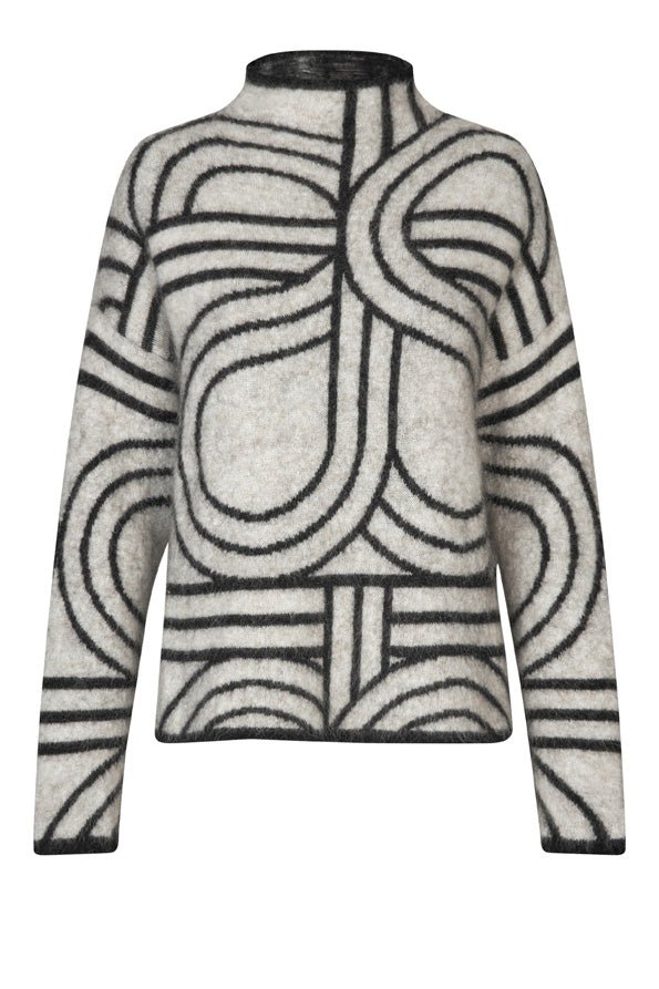 Signa Knit T - Neck Brazilian Sand | Genser | Smuk - Dameklær på nett