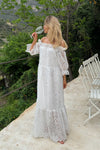 Sigridic Long Dress White