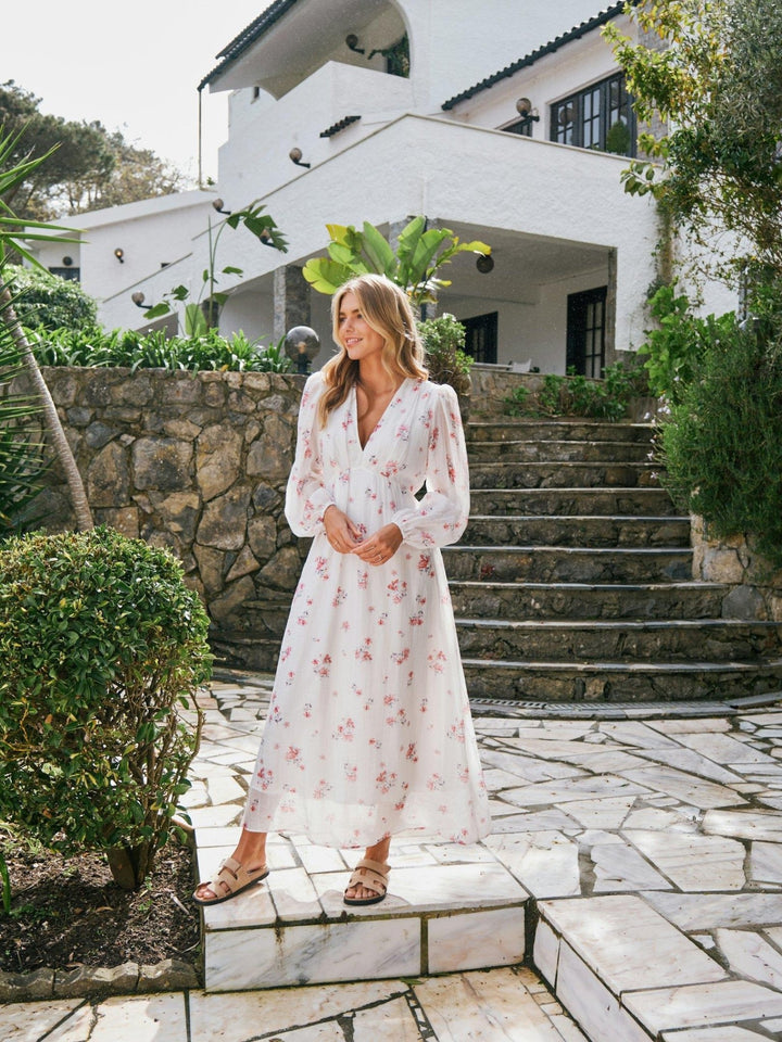 Silfi Print Dress Off White | Kjoler | Smuk - Dameklær på nett