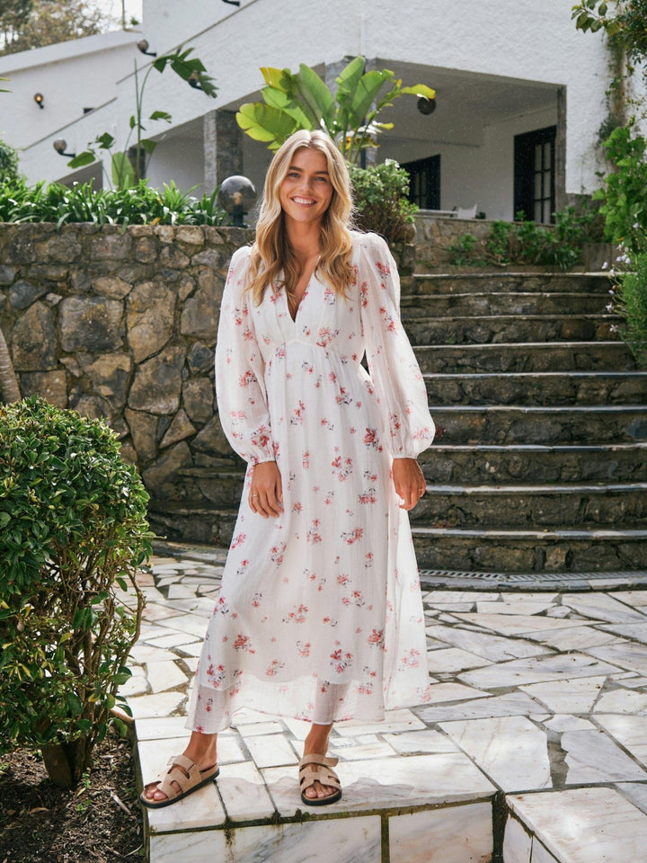 Silfi Print Dress Off White | Kjoler | Smuk - Dameklær på nett