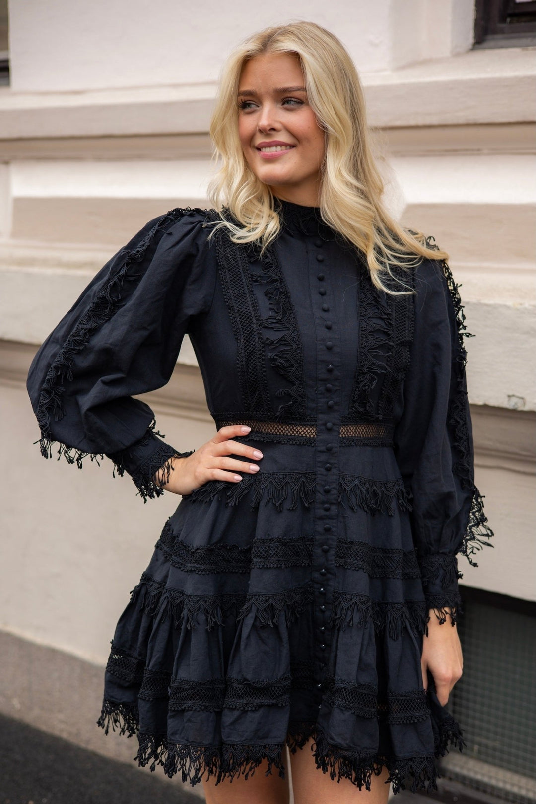 Silja Ls Short Dress Black | Kjoler | Smuk - Dameklær på nett