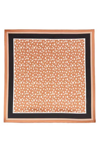 Silk Scarf 60X60 Stardust Copper