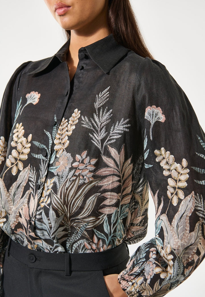 Sioma Shirt Ns Nori | Skjorter og bluser | Smuk - Dameklær på nett