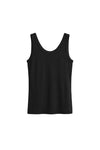 Slim Ribbed Tank Top Black